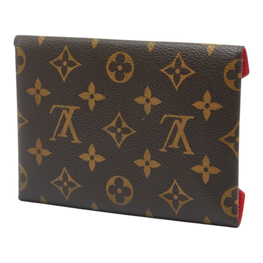 LOUIS VUITTON Authentic Brown Monogram Leather Pochette Mini Bag - Picture 2 of 10